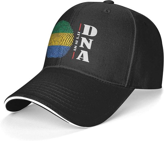 Its in My DNA Gabon Flag Baseball Cap