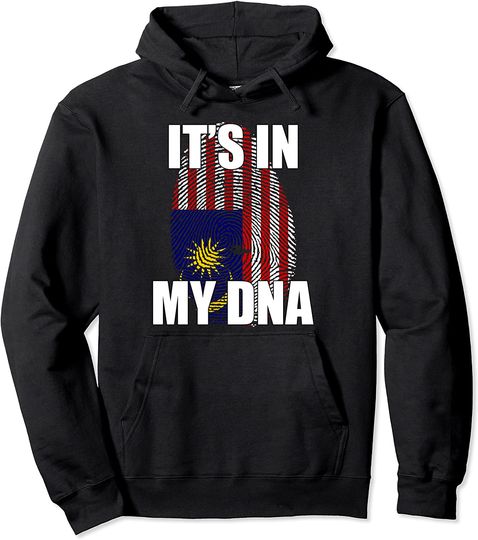 It's In My DNA Malaysian Flag Pullover Hoodie