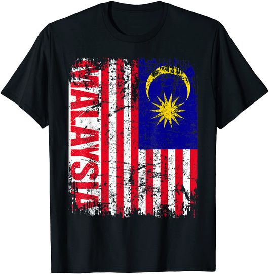 MALAYSIA Flag Vintage T-Shirt
