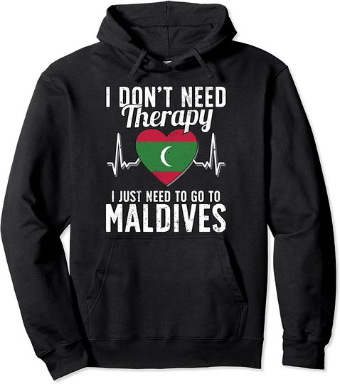 Maldivian Flag Pullover Hoodie