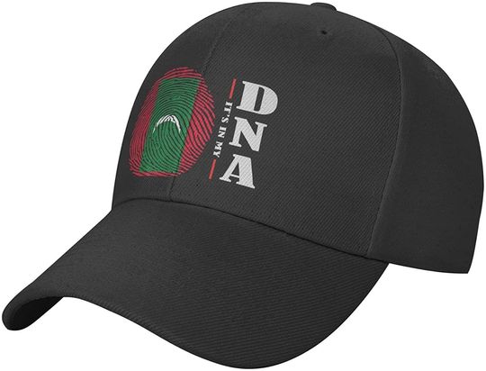 Its in My DNA Maldives Flag Washed Baseball Cap