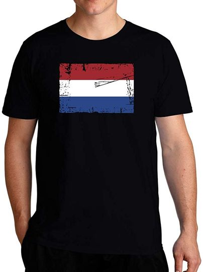 Eddany Netherlands Vintage Flag T-Shirt