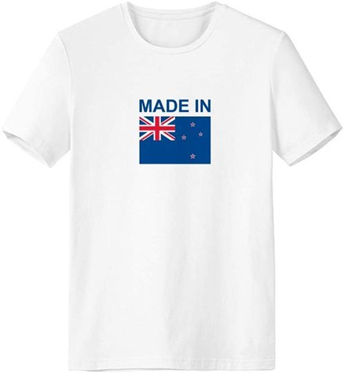 Made in New Zealand Country Love Crew Neck T-Shirt Workwear Pocket Short Sleeve Sport Clothing