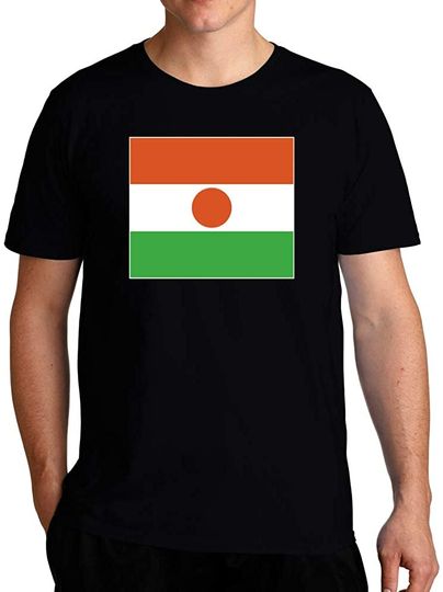 Eddany Niger Flag Rectangular T-Shirt
