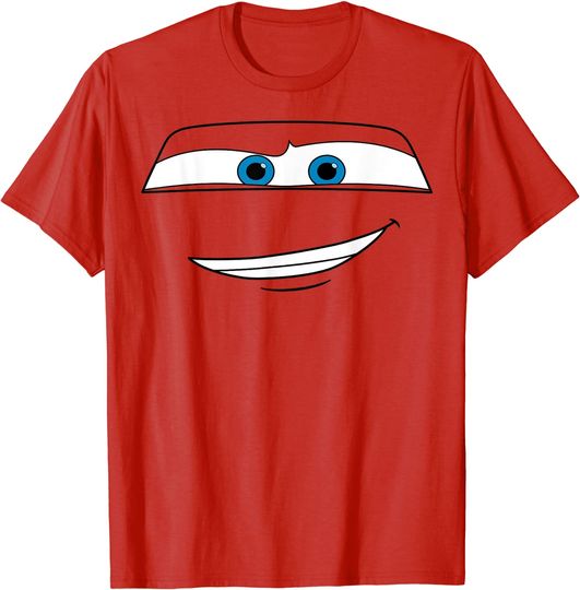 Disney Pixar Cars Lightning McQueen Big Face T-Shirt