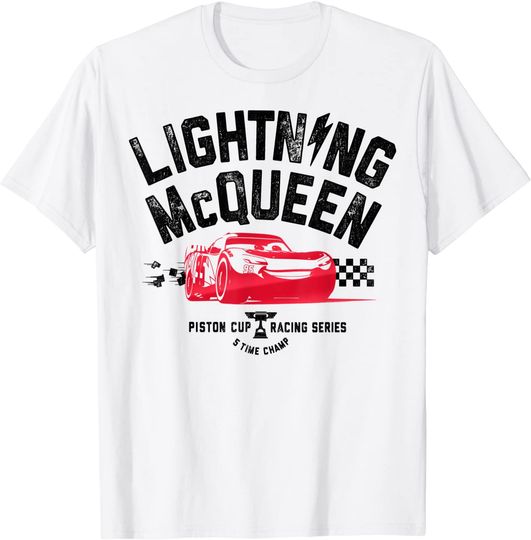 Disney Pixar Cars 3 Lightning McQueen Ready Graphic T-Shirt