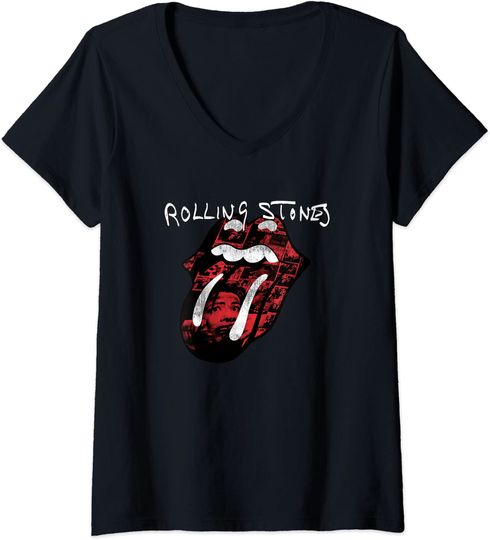 The Rolling Stones Exile Collage Tongue T-Shirt