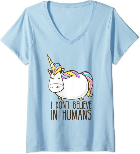 I Don't Believe In Humans Unicorn T-shirt