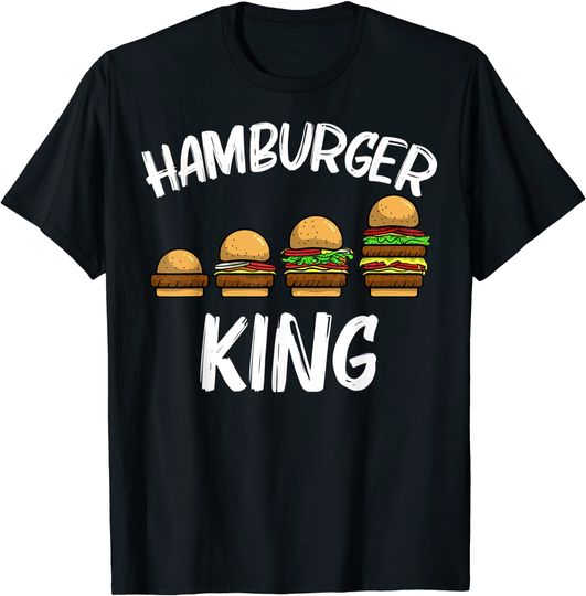 Hamburger Gift For Men Dad Food Cheeseburger Costume T-Shirt