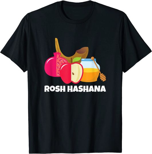 Rosh Hashanah Jewish New Year Honey Dipped Apples T Shirt