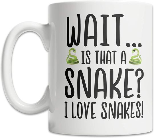 Is That a Snake? I Love Snakes Mug  - Cute Snake tea cup