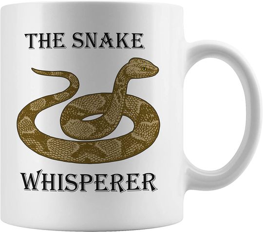 The Snake Whisperer Mug, Animal Pet Owner Present, Reptile Gift for Father in Law