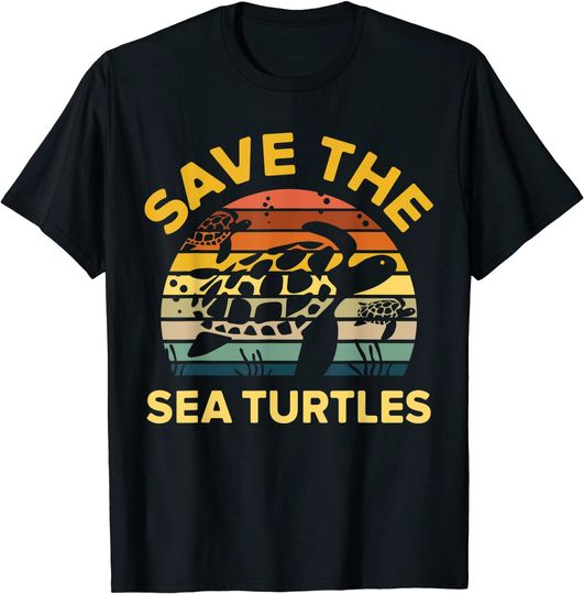 Save Sea Turtle Skip a Straw Ocean T Shirt