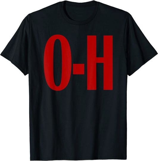 O-H Couples Matching Ohio Sports Football T-Shirt