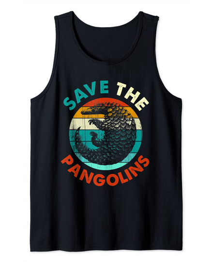 Save The Pangolins Tank Top