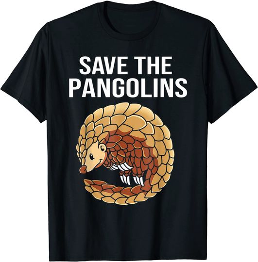 Endangered Animals Save The Pangolins T-Shirt