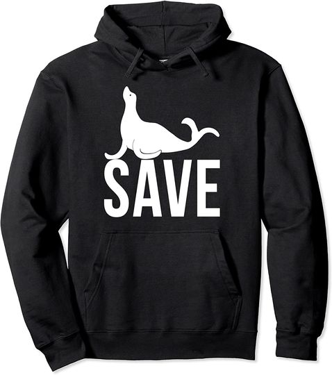 Save The Seal Animal Welfare Pullover Hoodie