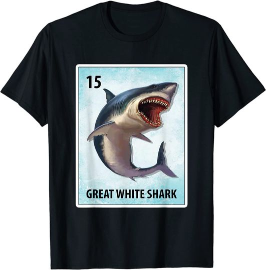 Great White Shark Mexican Cards T Shirt