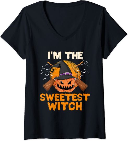I'm The Sweetest Witch Matching Family Halloween Party T-shirt