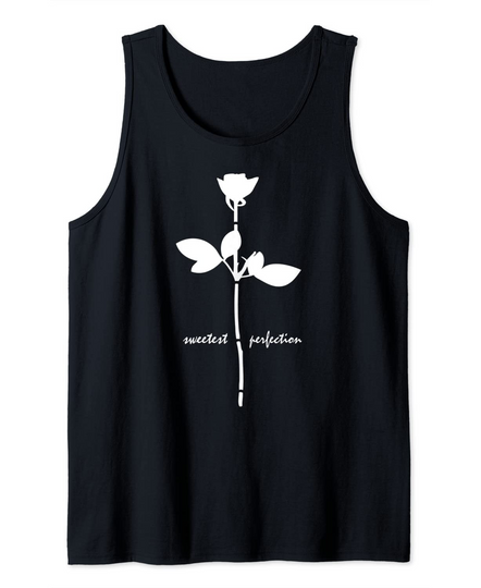 SWEETEST PERFECTION - White Design Tank Top