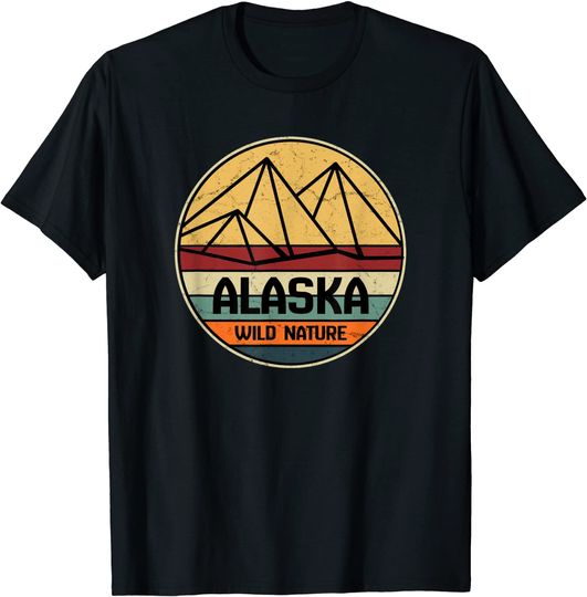 Alaska Retro Wild Nature - Alaska Day T-Shirt