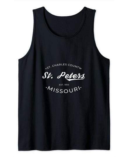St. Peters Missouri Retro Logo Tank Top