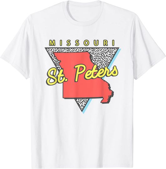 St. Peters Missouri Retro Triangle MO City T-Shirt