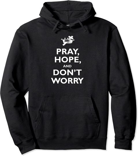 St. Padre Pio Pray Hope and Don't Worry Catholic Saint Pullover Hoodie