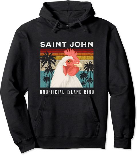 Saint John Unofficial Island Bird Souvenir Pullover Hoodie