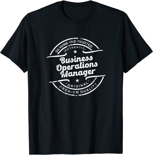 Business Operations Manager vintage stamp retro distressed T-Shirt