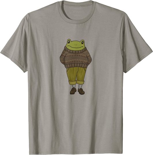 Cottagecore Frog - Goblincore Dark Acacemia Aesthetic T-Shirt