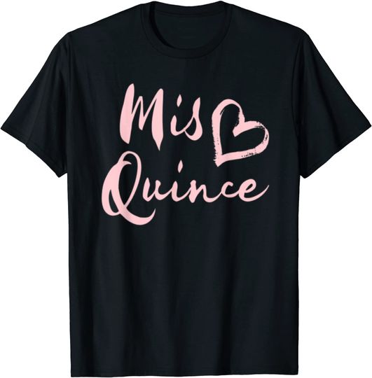 Camisa de Quinceanera Mis Quince 15th Birthday T Shirt