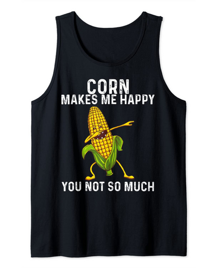 Funny Corn On The Cob Costume Farmer Tank Top