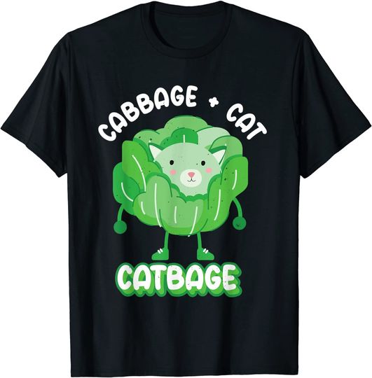 Catbage Vegetarian Cabbage Lover T-Shirt