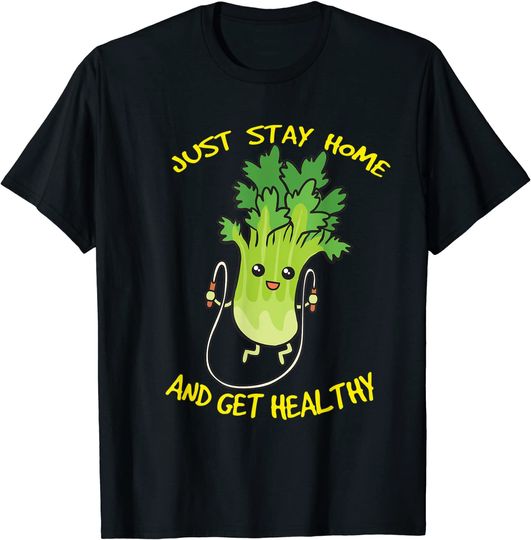 Workout - Jump Rope Healthy Celery - Gym T-Shirt