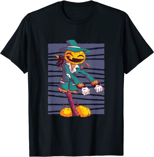Pumpkin Scarecrow Floss Dancing T-Shirt