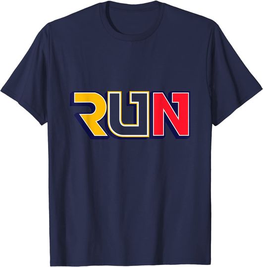 I Love Running Short Sleeve Graphic T-Shirt