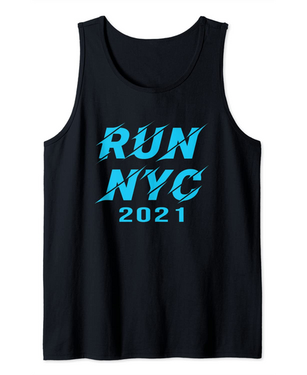 NYC New York Souvenir Marathon Runner 2021 Tank Top