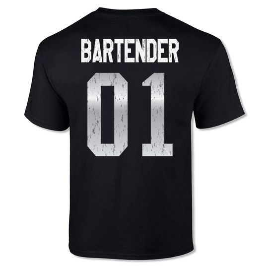 Number 1 Bartender Short Sleeve T-Shirt