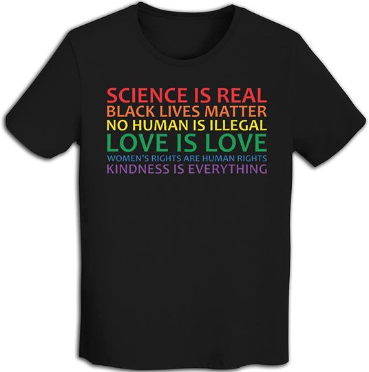 Human Rights & World Round T-Shirt