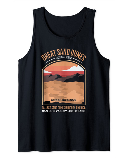 Great Sand Dunes National Park US Vintage Tank Top