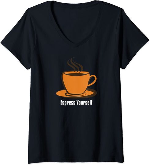 Espress Yourself, Espresso Lover Gift, National Espresso Day T-shirt