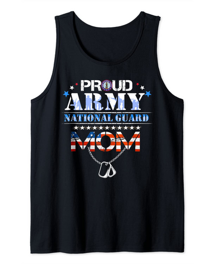 Womens Proud Army National Guard Mom Tank Top