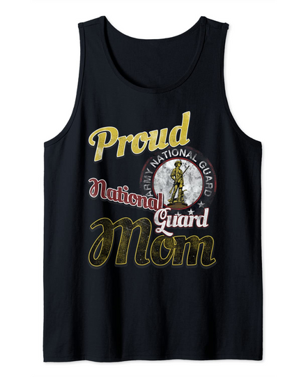 Proud National Guard Mom Army Tank Top
