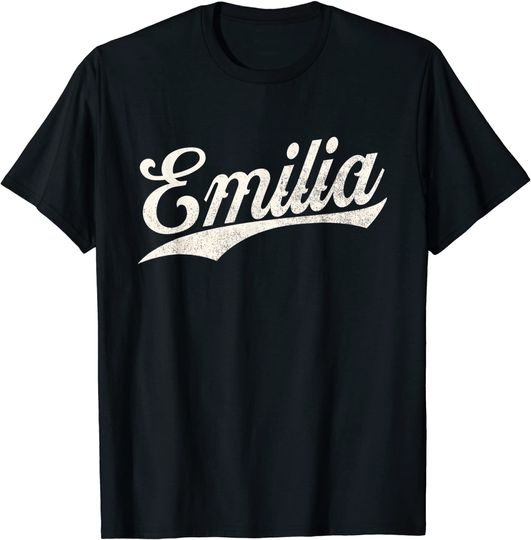 Emilia Name, Retro Vintage Emilia Given Name T-Shirt