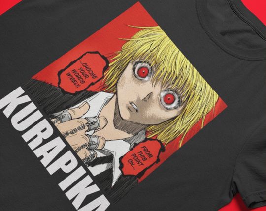 Kurapika Scarlet Eyes Anime T Shirt