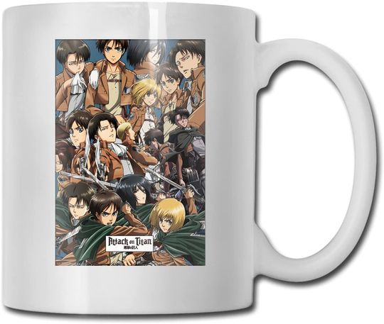 Neon Genesis Evangelion Soryu Asuka Langley Anime Hand-Made Coffee Cup With Handle,Insulated Coffee Cup,Espresso,Cappuccino,Tea, Latte,Drink Cup,Mug