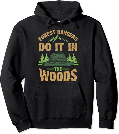 Forest Rangers Woods Park Camping Gift Men Women Pullover Hoodie