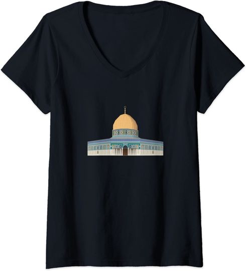 Aqsa Dome Of The Rock Funny Islamic Shahada Holiday T Shirt