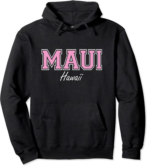 Maui Hawaii Varsity Pullover Hoodie